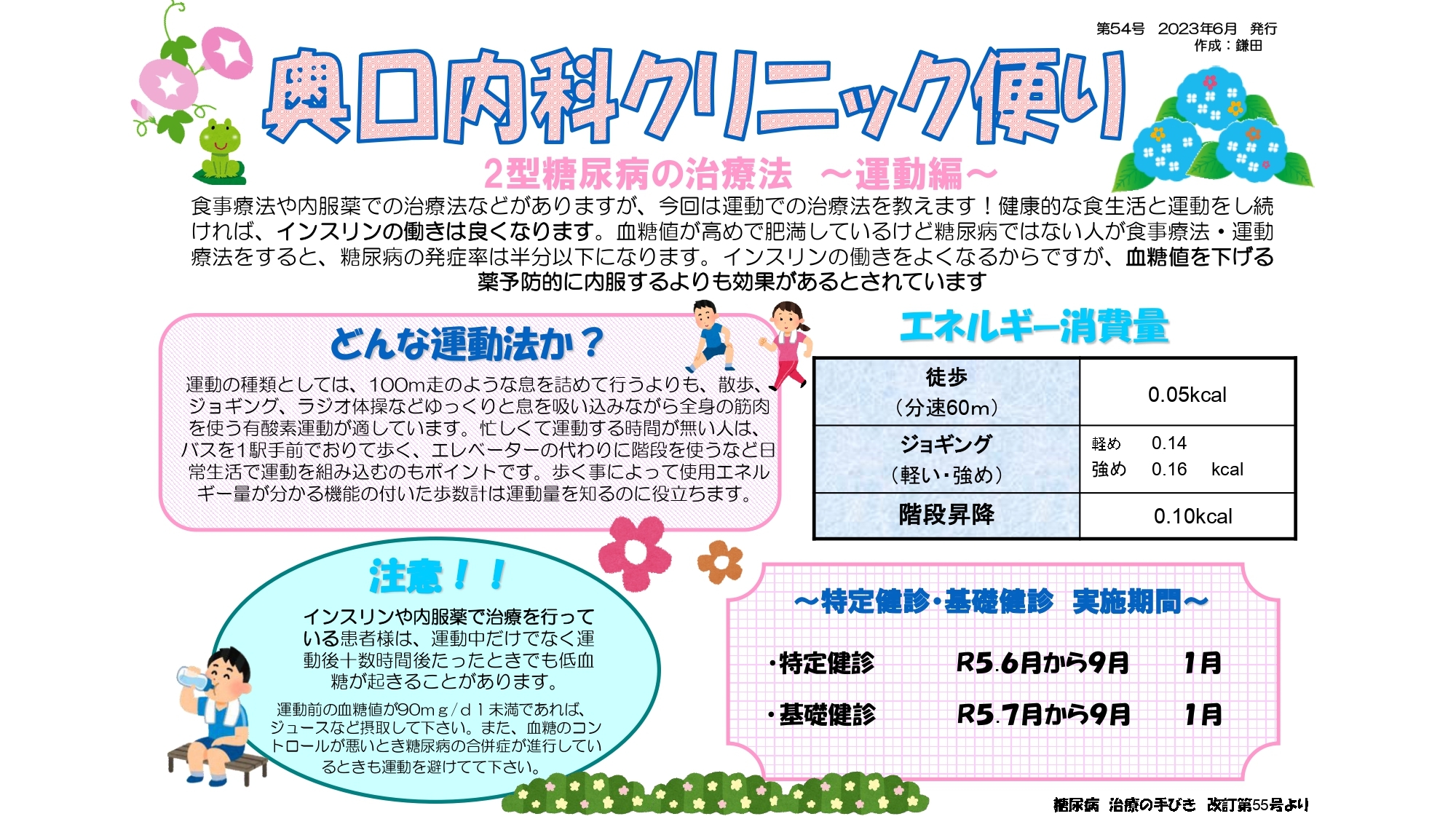 奥口内科クリニック便り